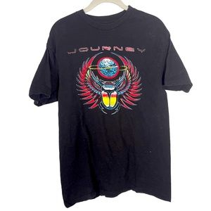 Journey Authentic Official Rock Band Mens‎ Short Sleeve Rare Tee L